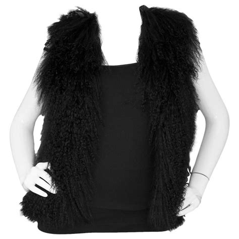 mongolian fur vest michael kors|Faux Fur Vest .